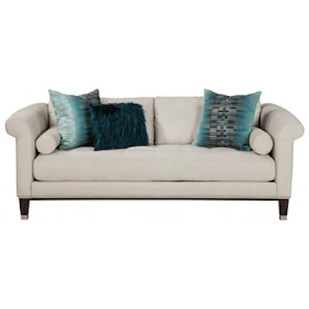 Contemporary Sofa with Tufted Seat